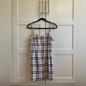 Forever 21 / Pink Plaid Dress / Medium